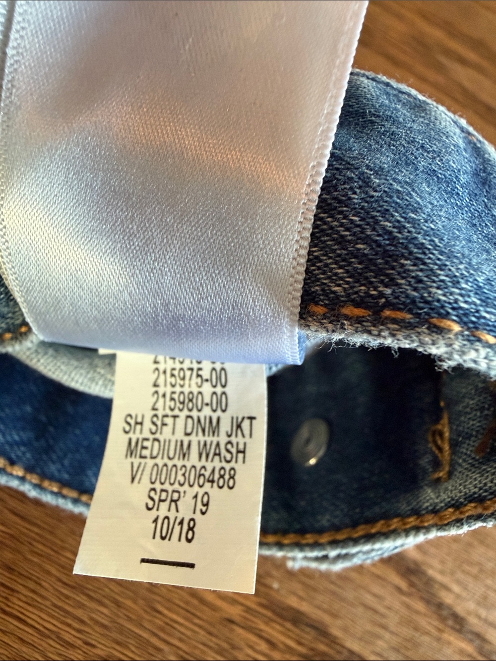 GAP Kids Blue Denim Jacket - Button Front with Chest Pockets - Picture 7 of 7